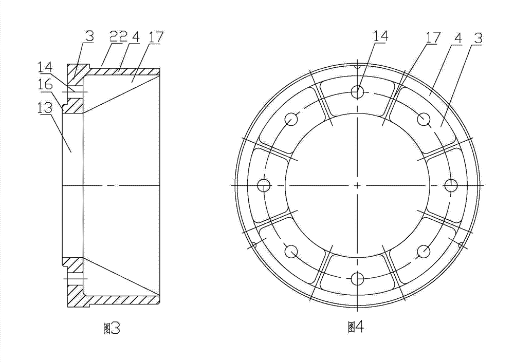 Cup-shaped outer rotor rare-earth permanent-magnet generator