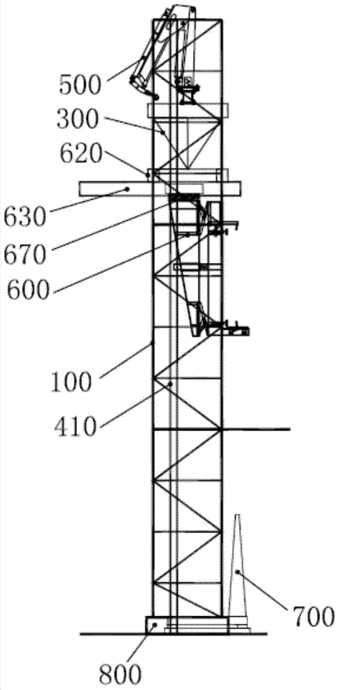 Automatic high-rise wall plate hoisting system