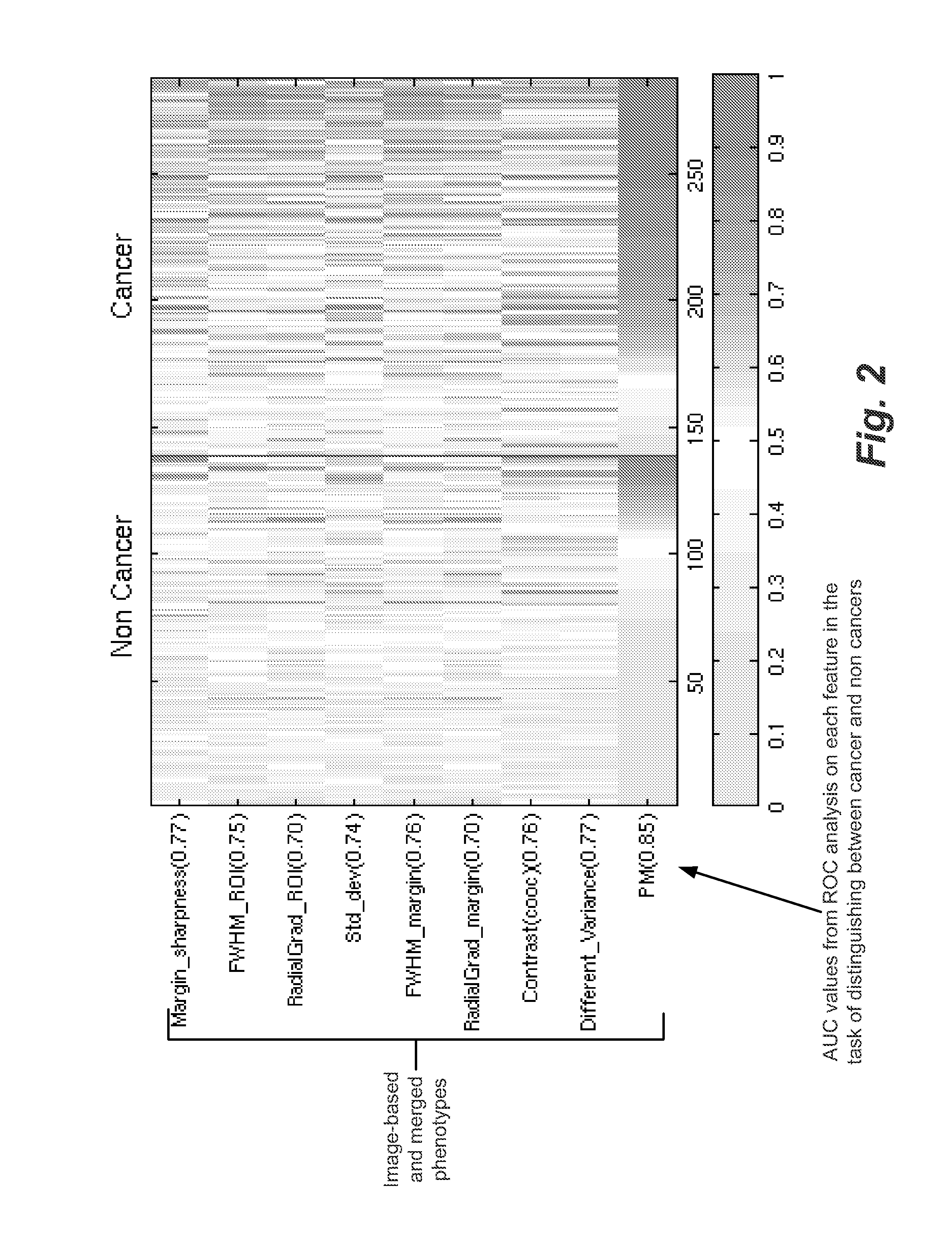 Method, system, software and medium for advanced image-based arrays for analysis and display of biomedical information