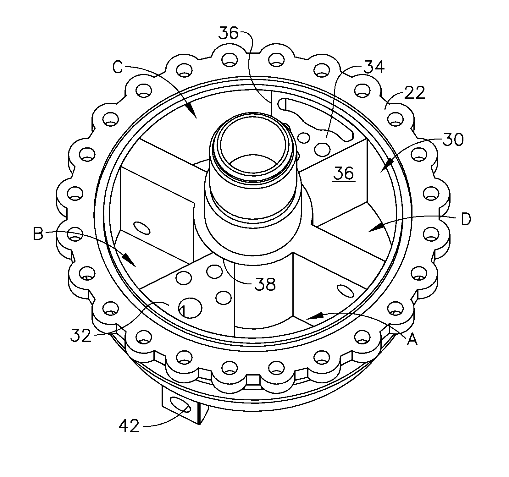 Rotary hydraulic actuator with hydraulically controlled position limits