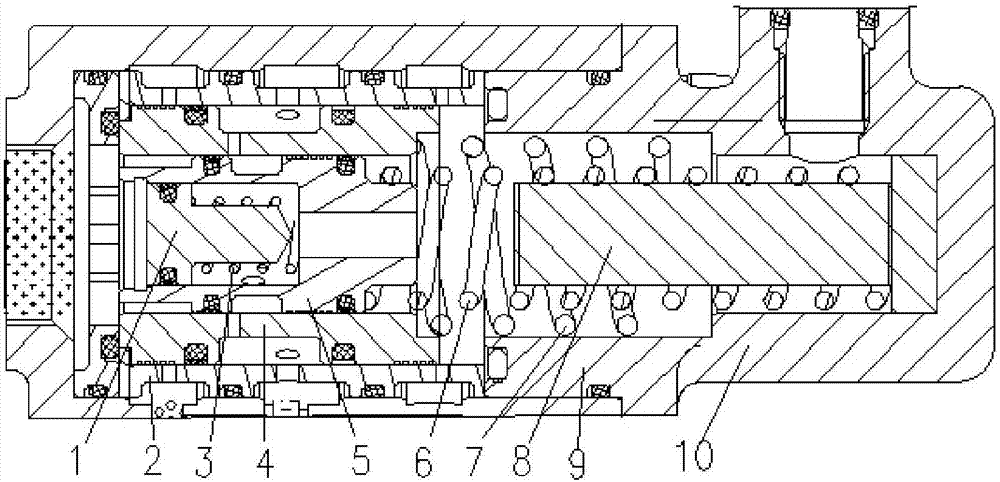 Novel fuel oil distributor applying combined valve element