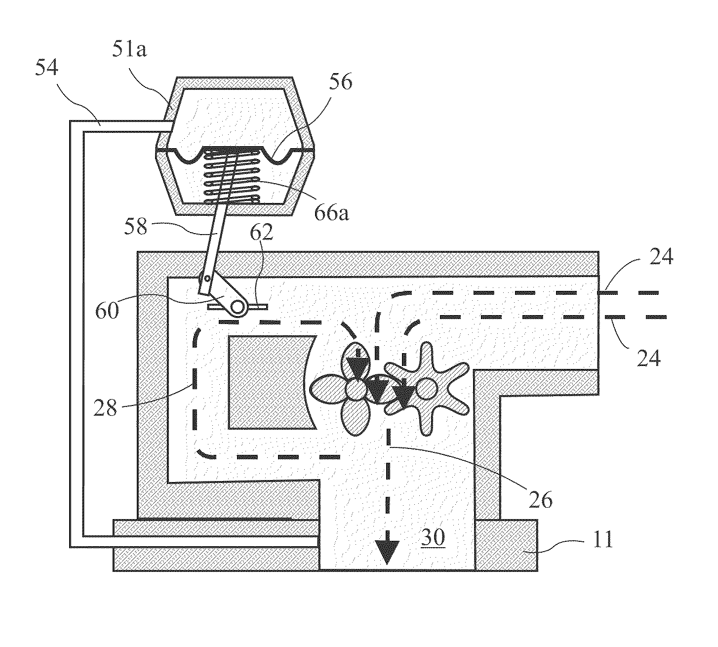 External spring supercharger bypass valve