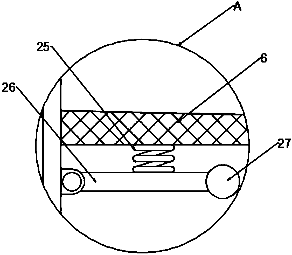 Unhulled rice seed water separation device capable of conveniently discharging residues