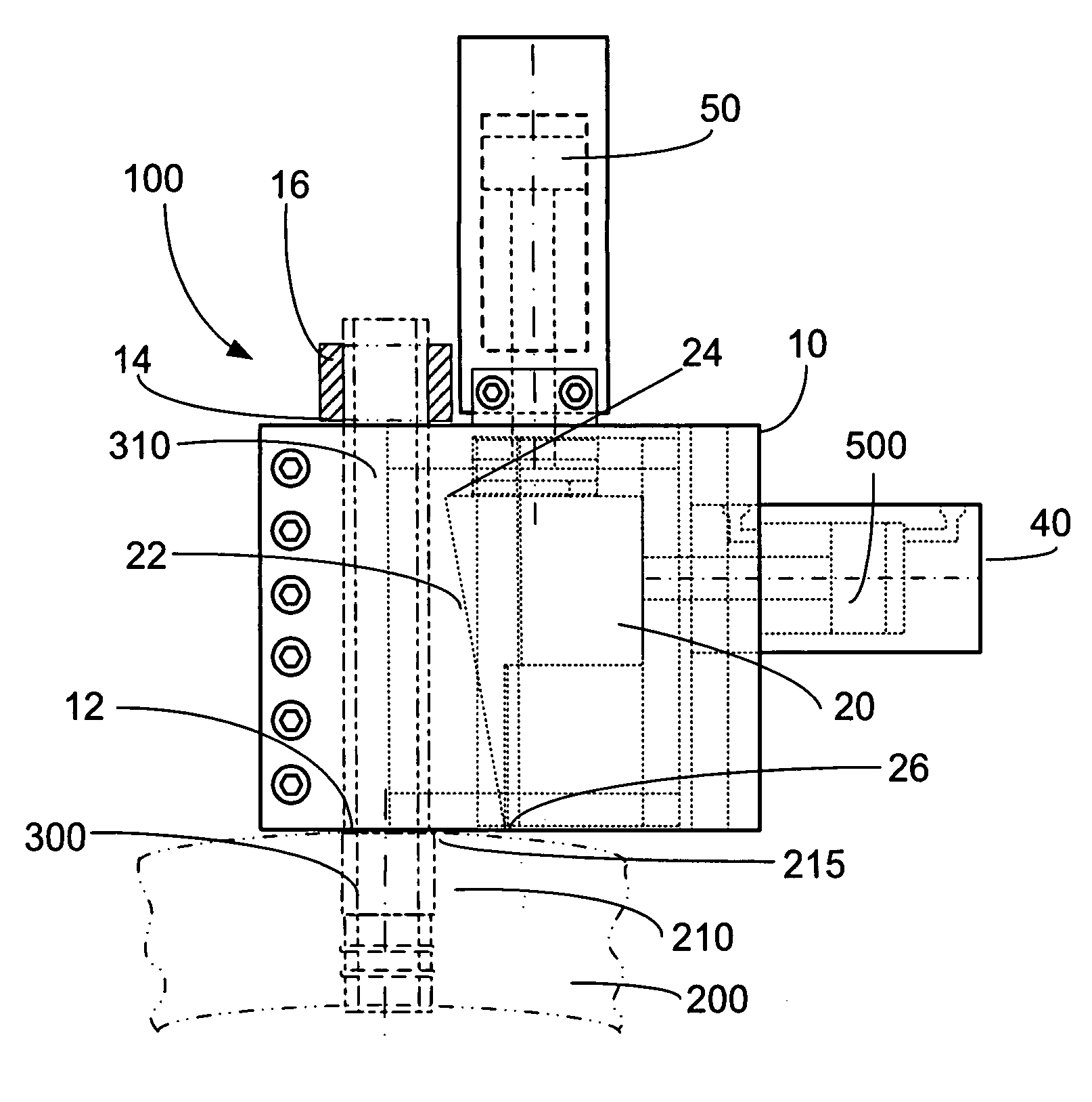 External tube deforming extraction device