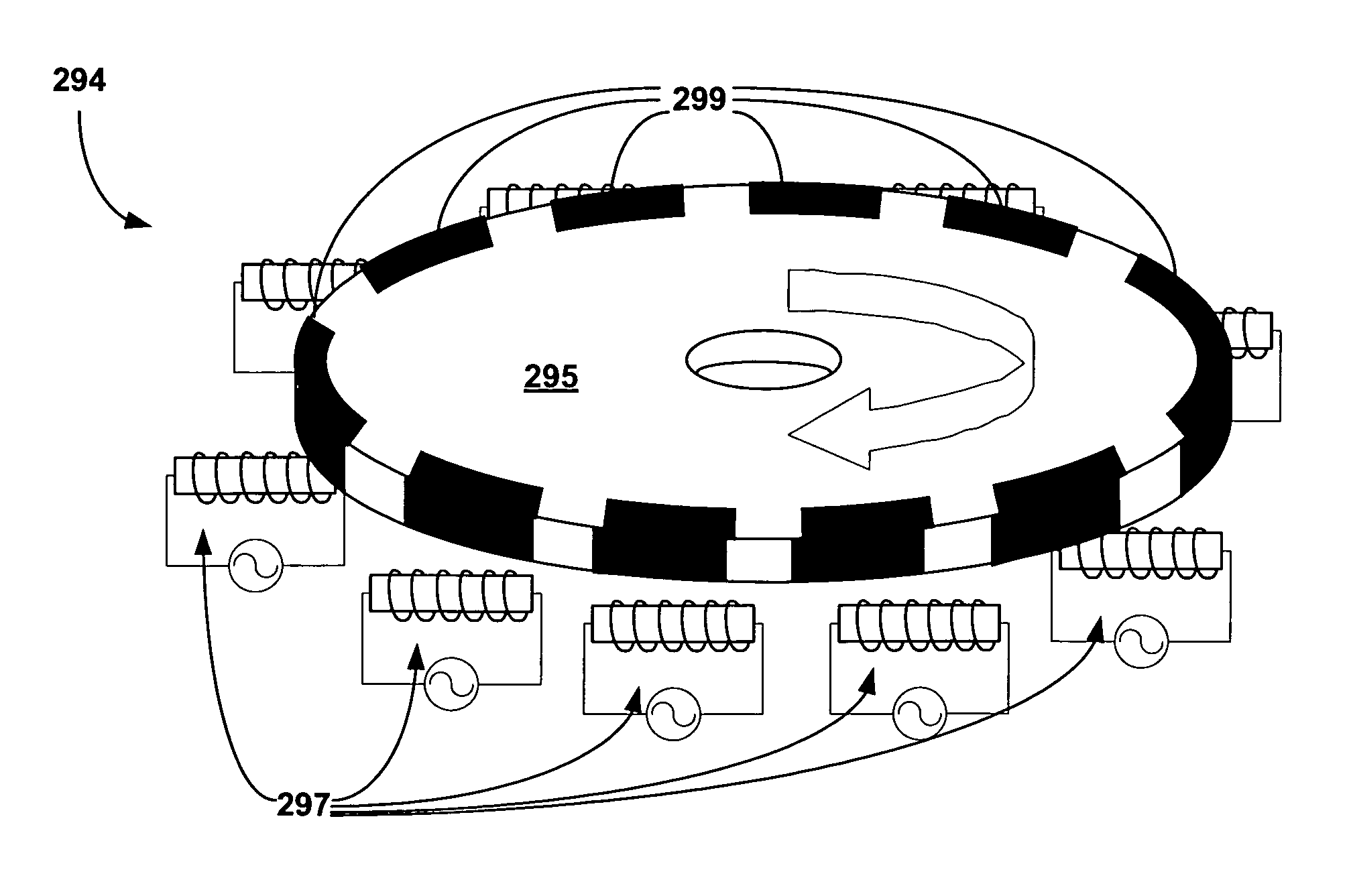 Recordable disc with fluid bearing features