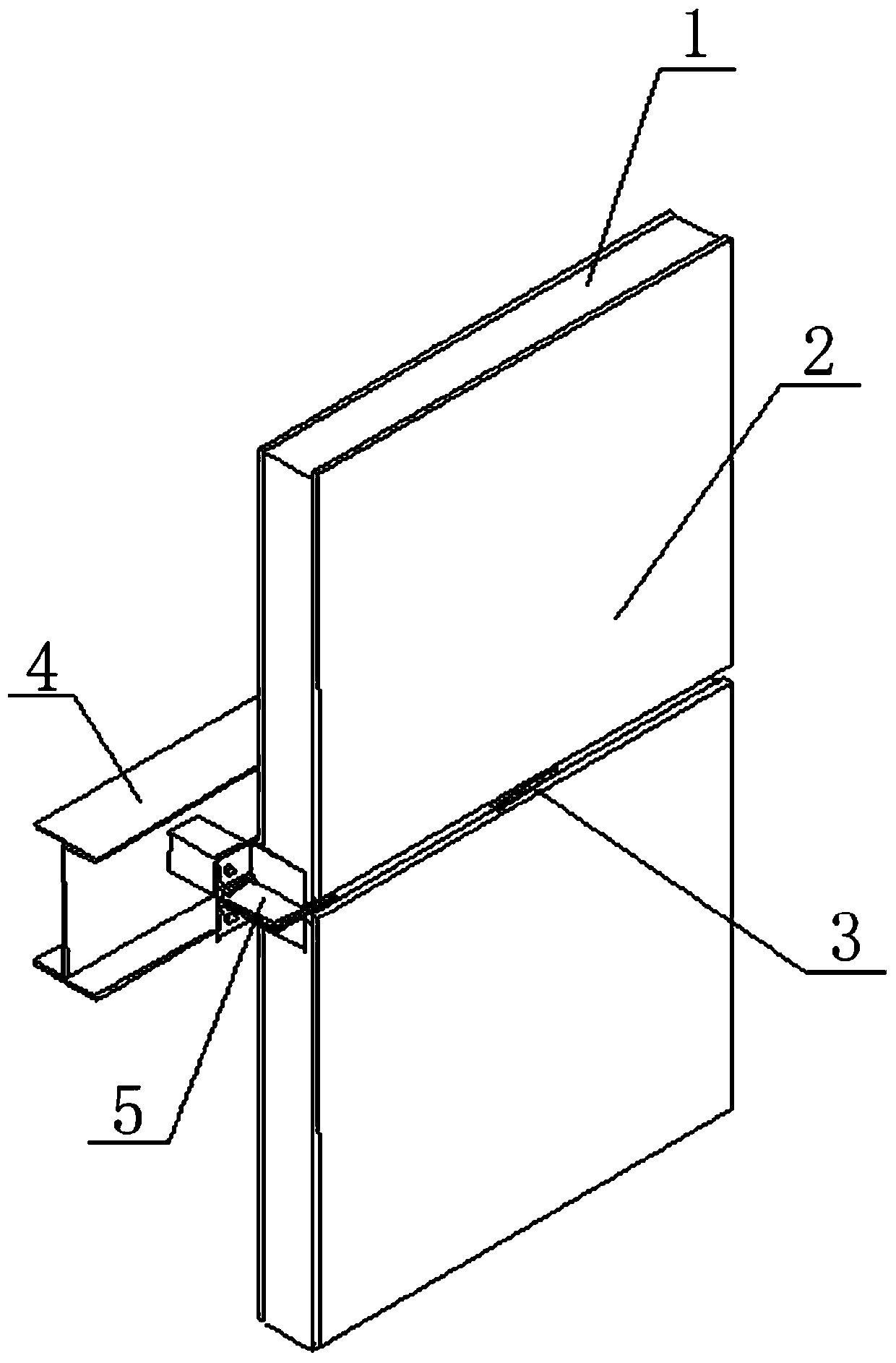 a prefabricated exterior wall