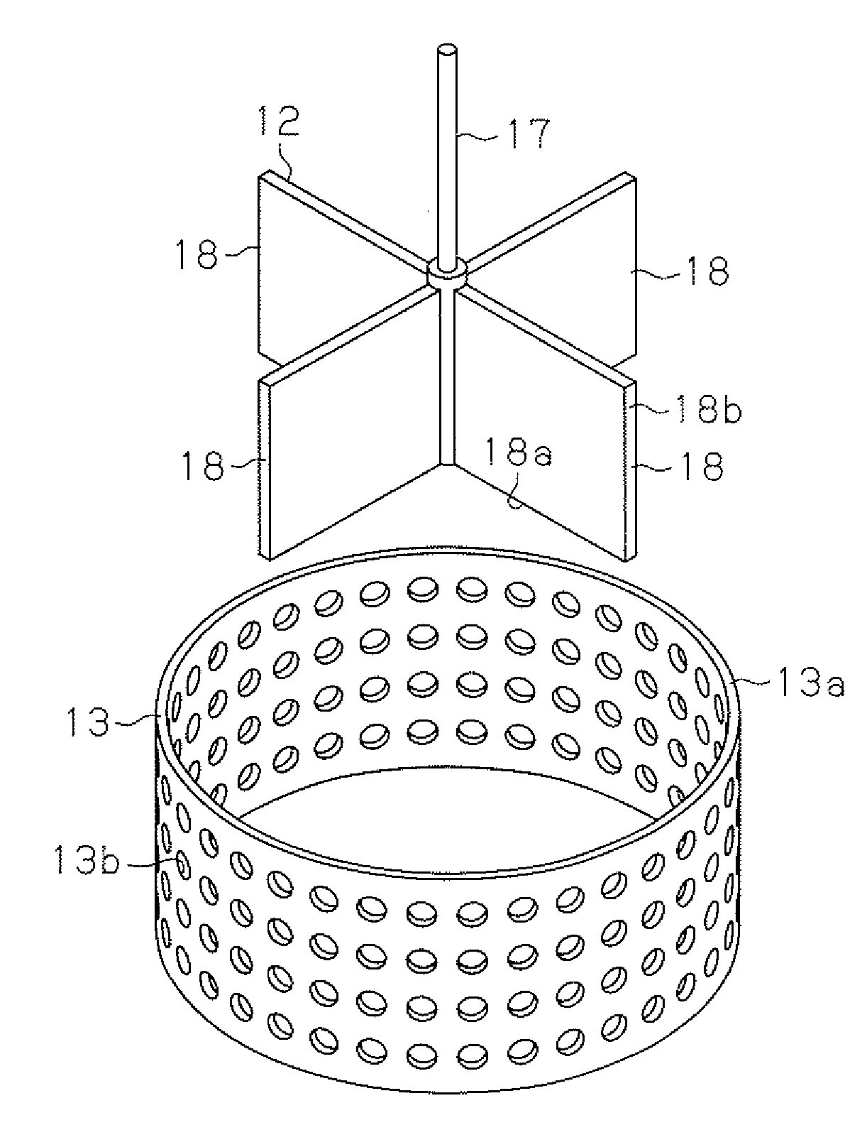 Agitation method, agitation mixer, and feed pipe structure