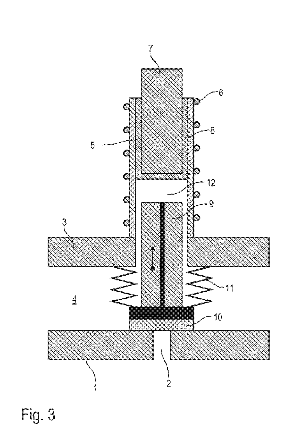 Print head and associated operating method