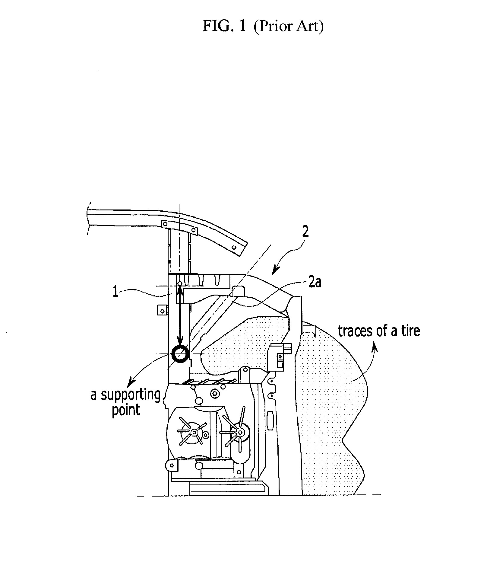 Double support structure of a front body structure of a vehicle