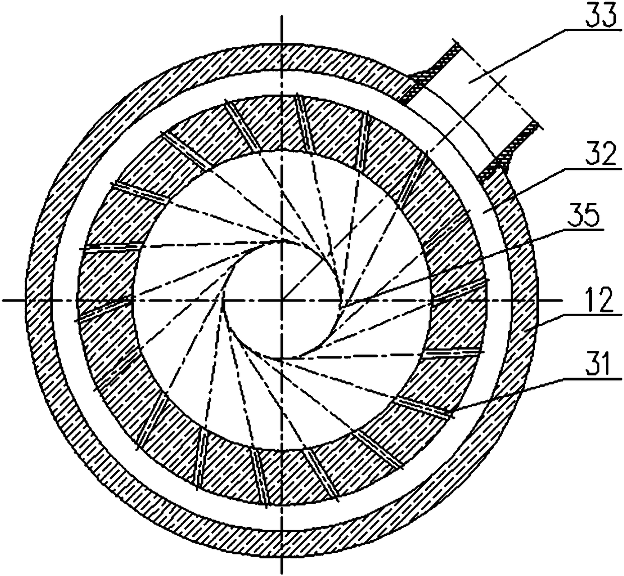 Combustor of top-combustion type hot-blast stove