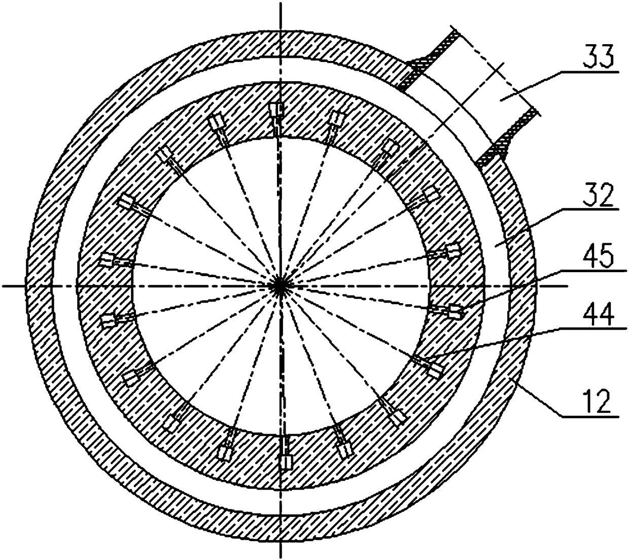 Combustor of top-combustion type hot-blast stove