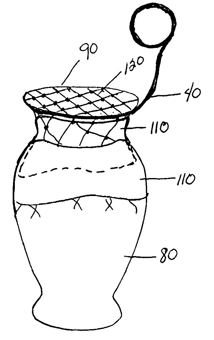 System for gridding floral vases/containers