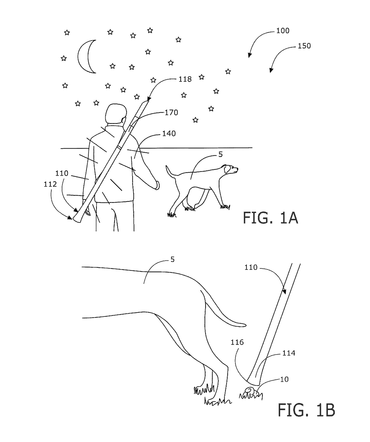 Pet waste vacuum and disposal device and method