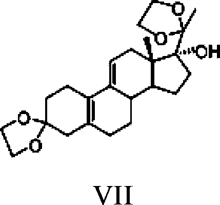 Ulipristal acetate intermediate product and preparation method thereof