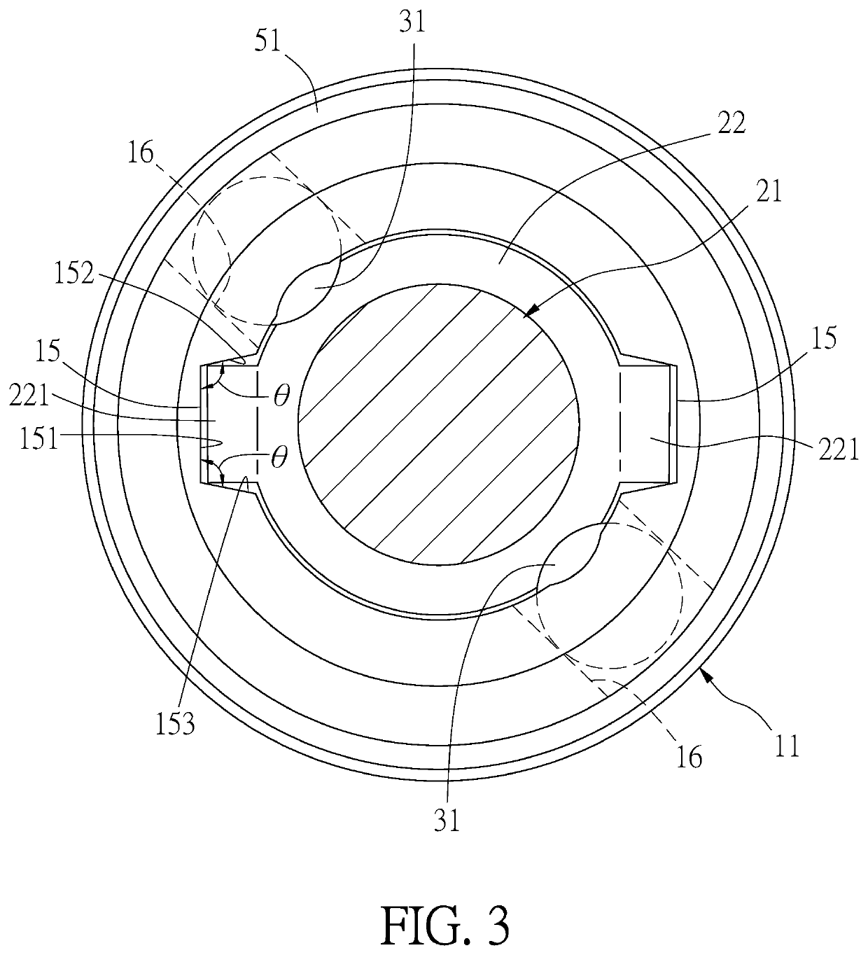 Universal socket structure