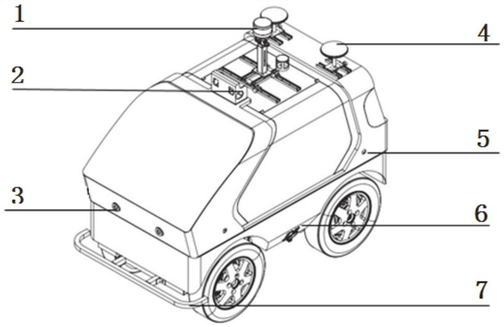 Intelligent driving teaching training system and automatic driving vehicle control method