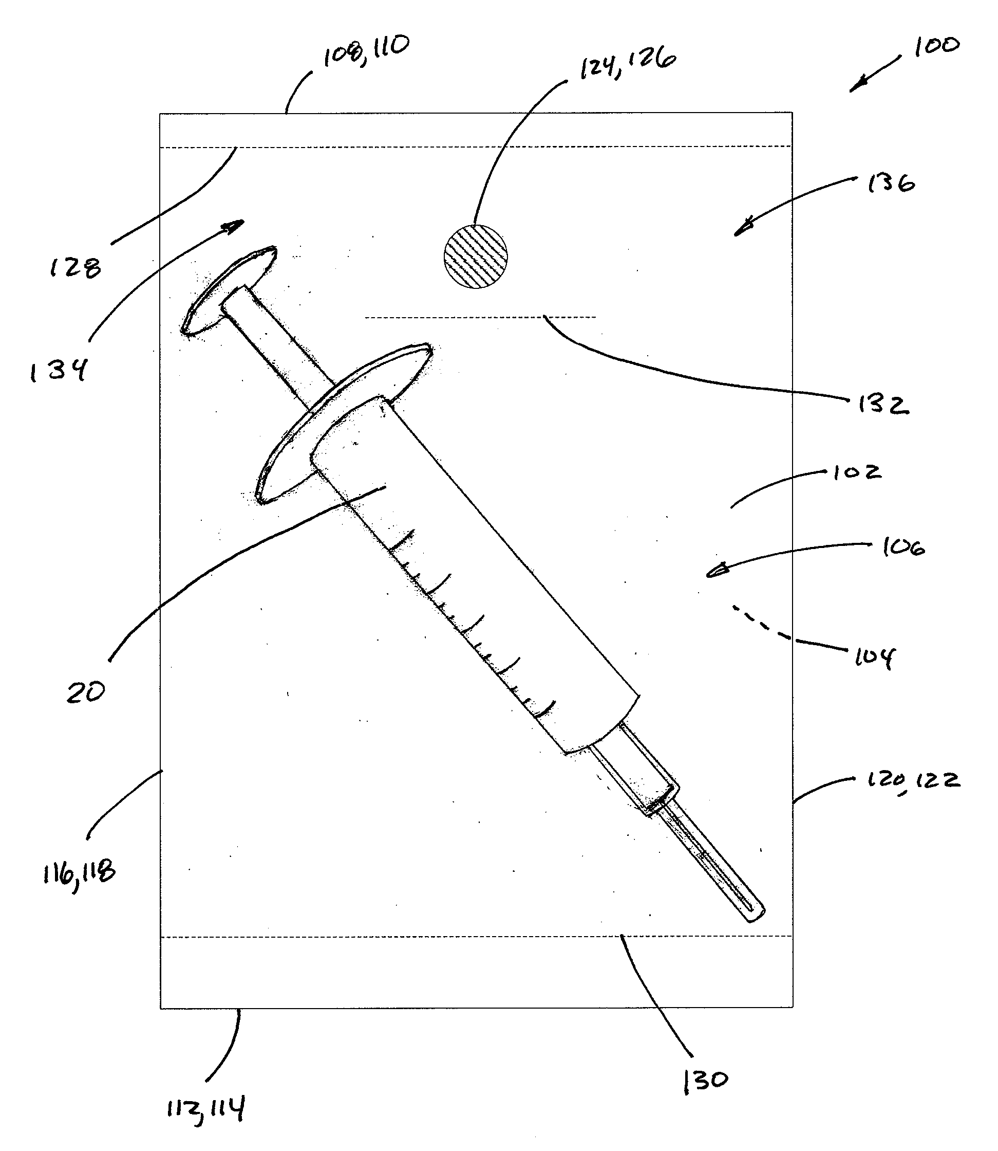 Medication and medical supply storage package and method