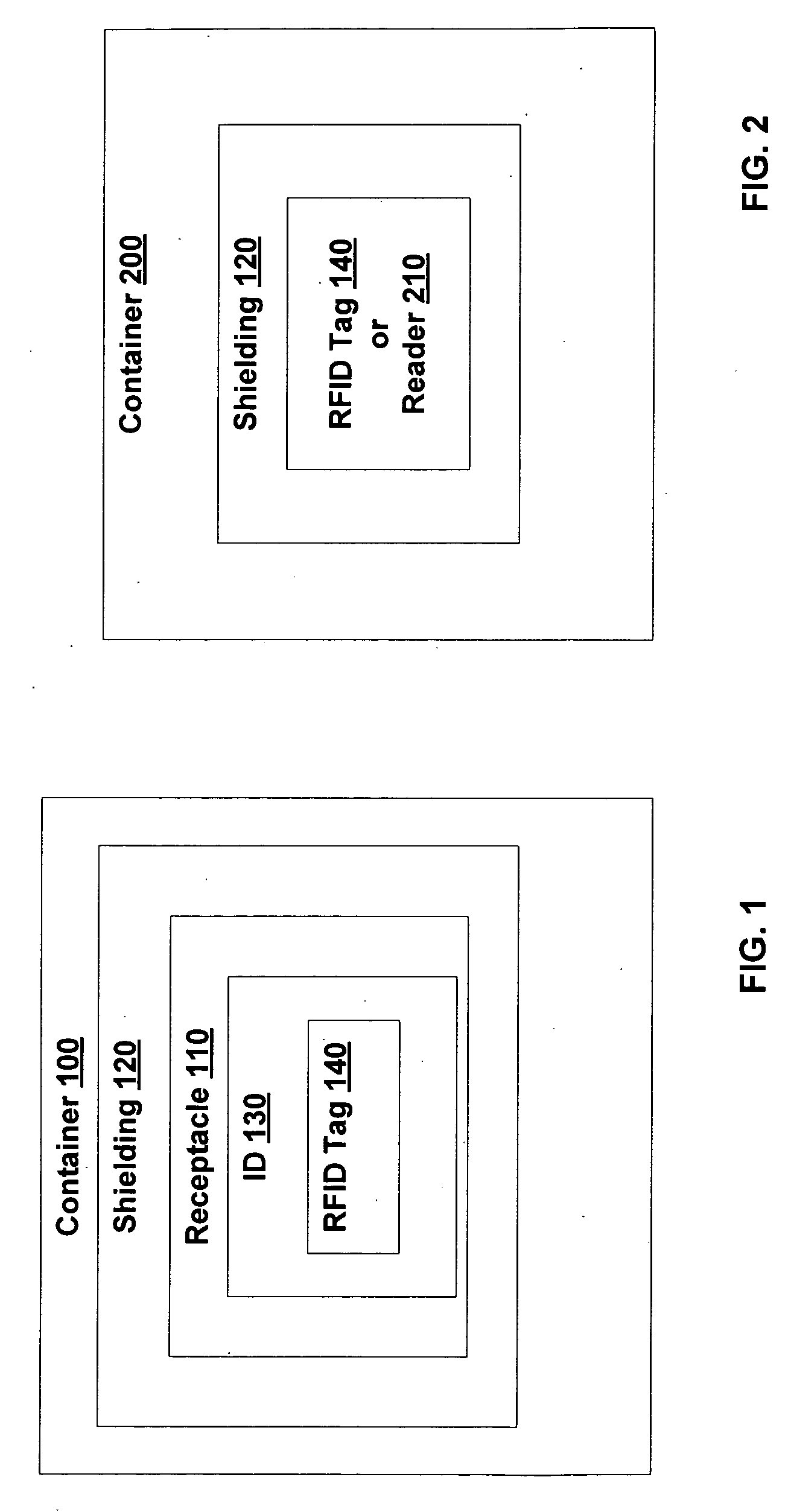 Identity devices including radio frequency shielding