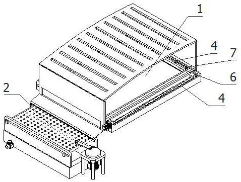 Environment-friendly recycling equipment for livestock farm excrement treatment