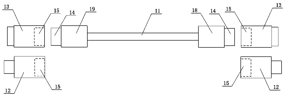 An active optical cable connector with a switchable interface, a method for using the same, and a method for manufacturing an optical cable