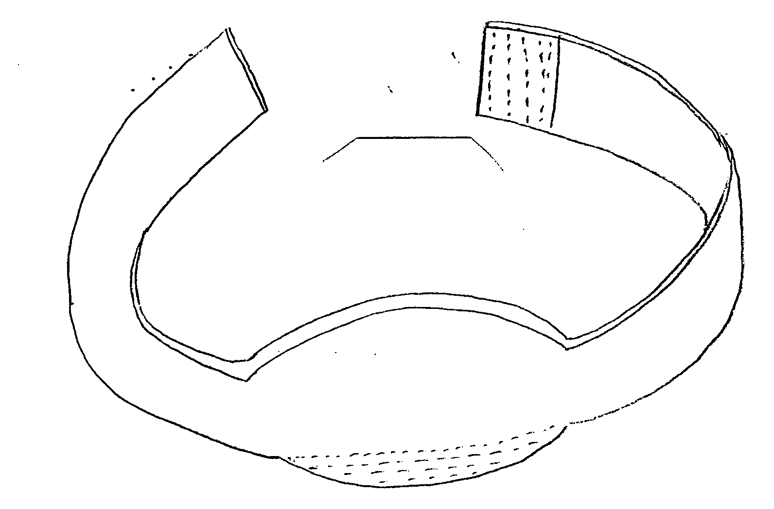 Infant stomach band to protect from injury