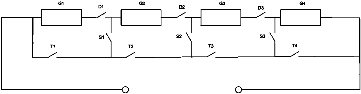 Switch-matrix-based photovoltaic panel fault location system and system