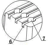 Sliding adjusting device for processing alloy aluminum plates