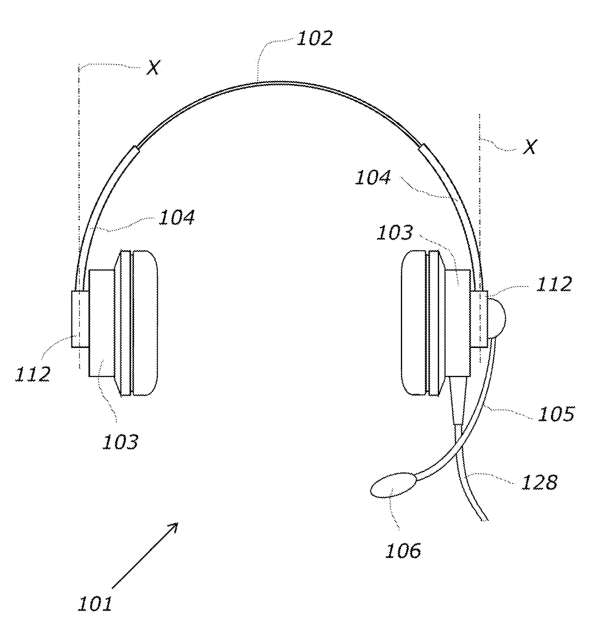 Headset With A Rotatable Speaker Housing