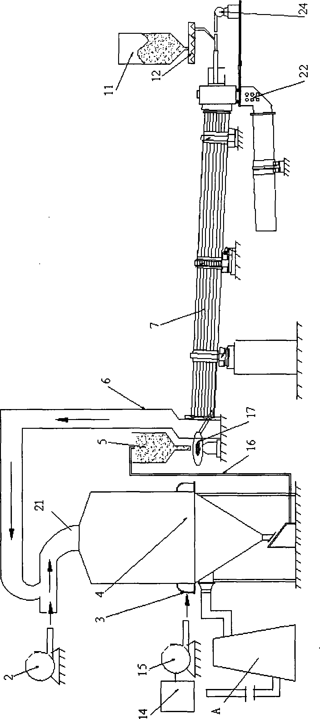 Dry sintering method and apparatus for aluminum oxide clinker