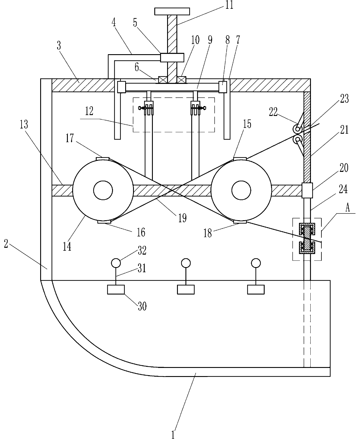 Yarn waxing equipment for textile processing