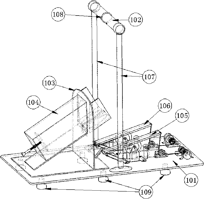 Positioning device for active/passive exercise training device for simulated weightless tail-suspended rat