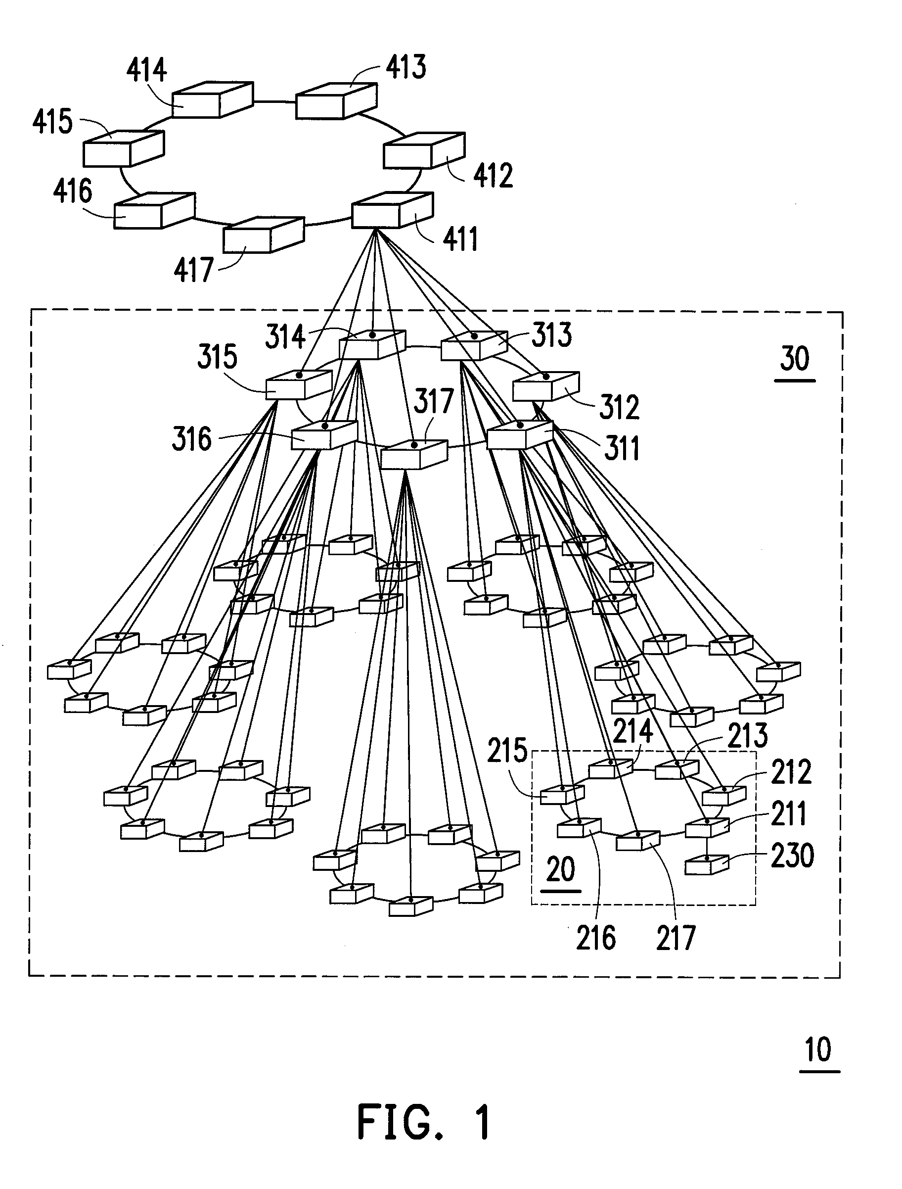 Optical data center network system and optical switch