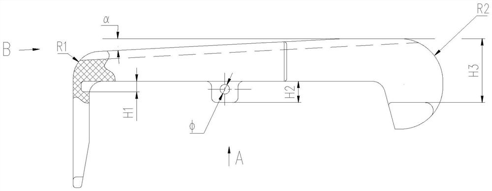 Single-row magazine bullet supporting plate structure