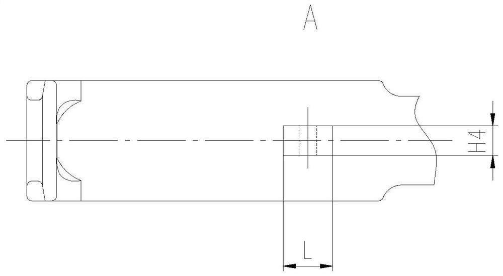 Single-row magazine bullet supporting plate structure