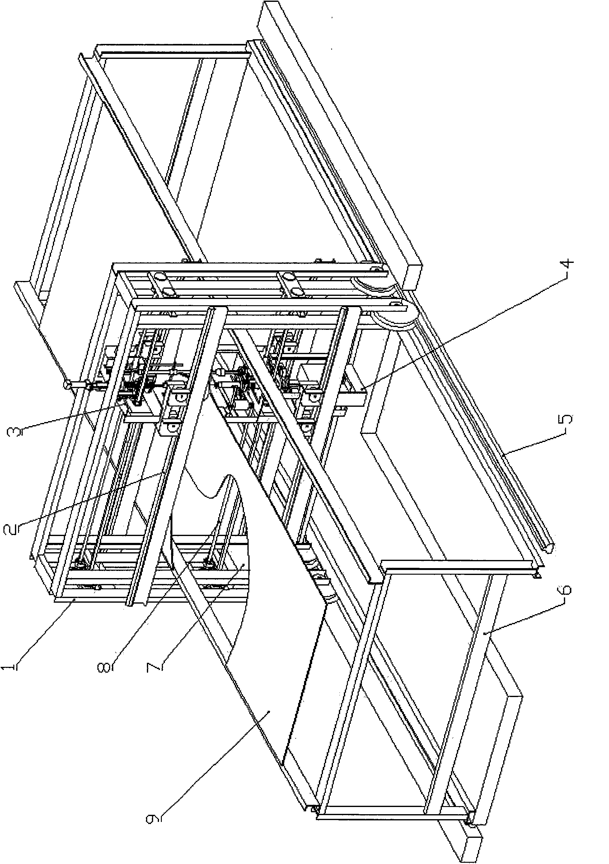 Three-dimensional computerized numerical control sawing machine