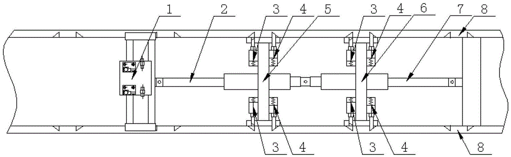 A multi-cylinder continuous propulsion system