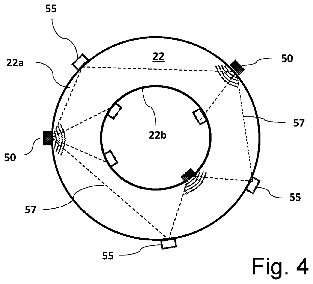 Gas turbine engine with airflow measurement system