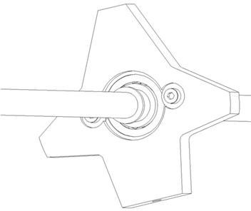 Unmanned helicopter tail transmission structure