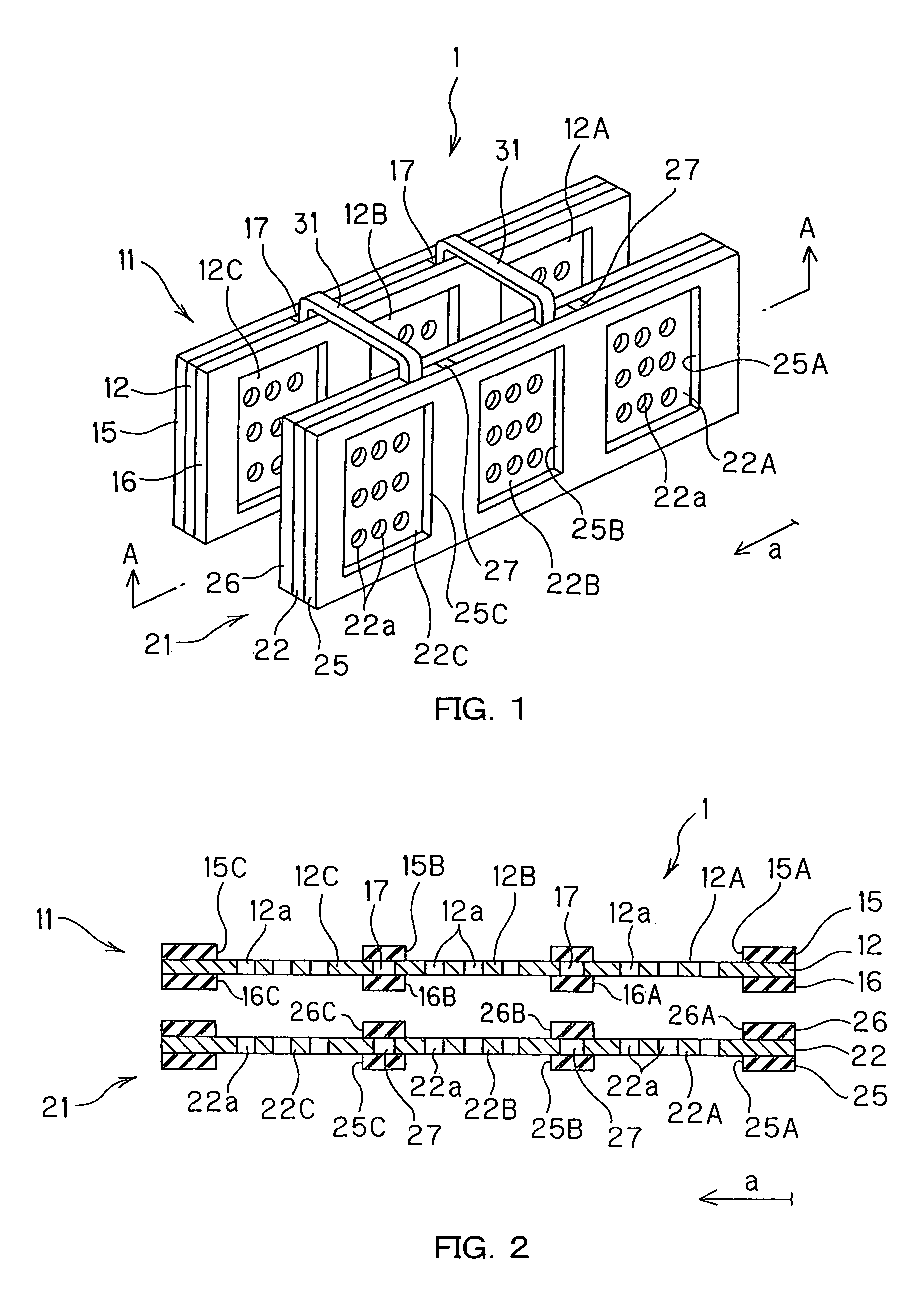Separator for flat-type polymer electrolyte fuel cells