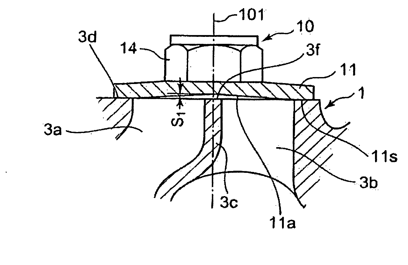 Structure of Exhaust Turbocharger Having Waste Gate Valve