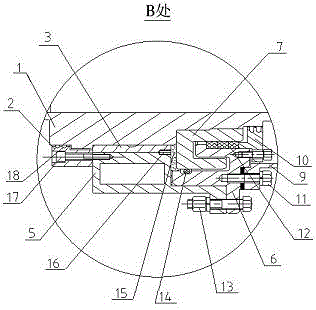 Movable sealing connection device of rotary furnace