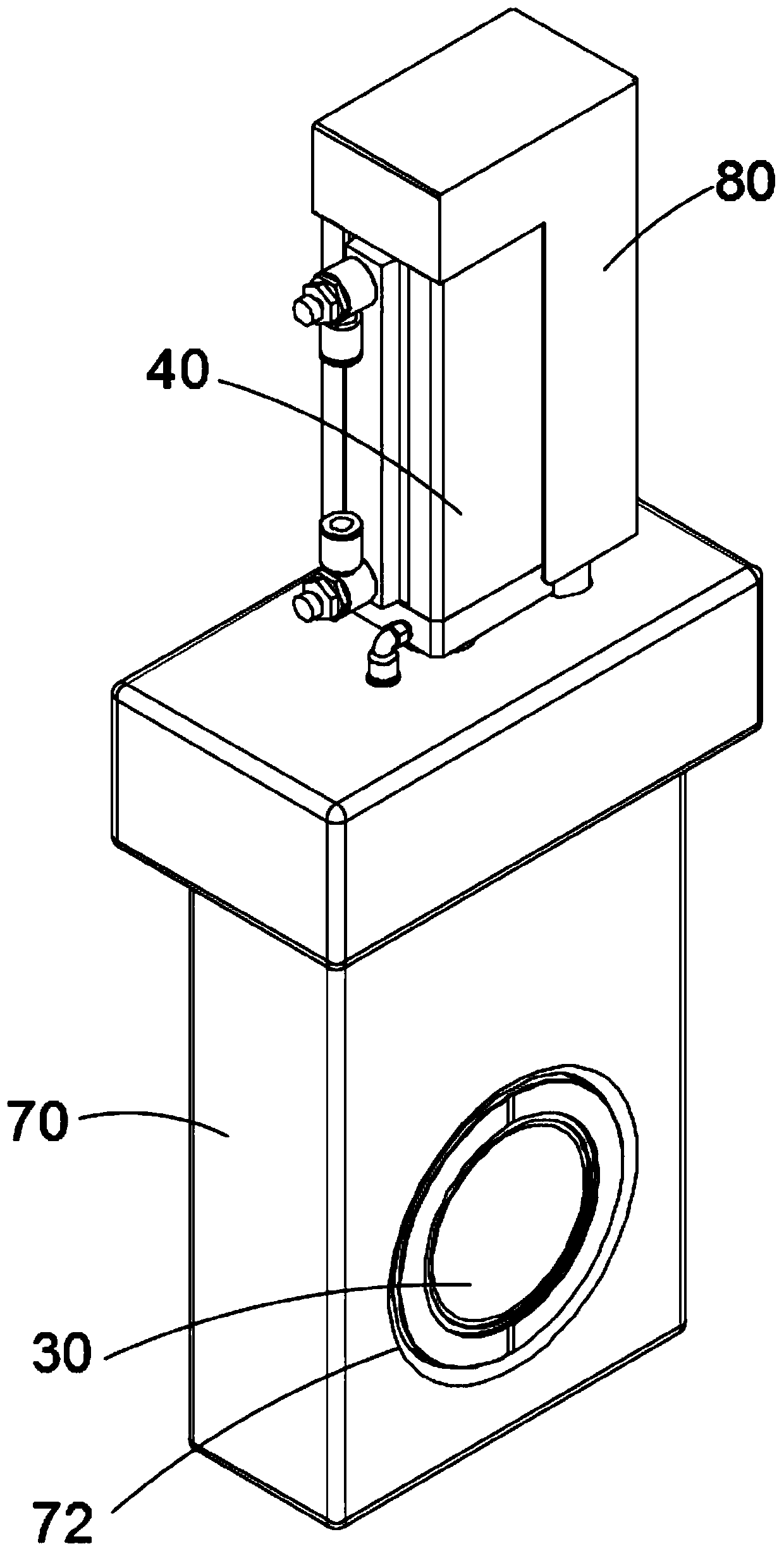 Heating gate valve