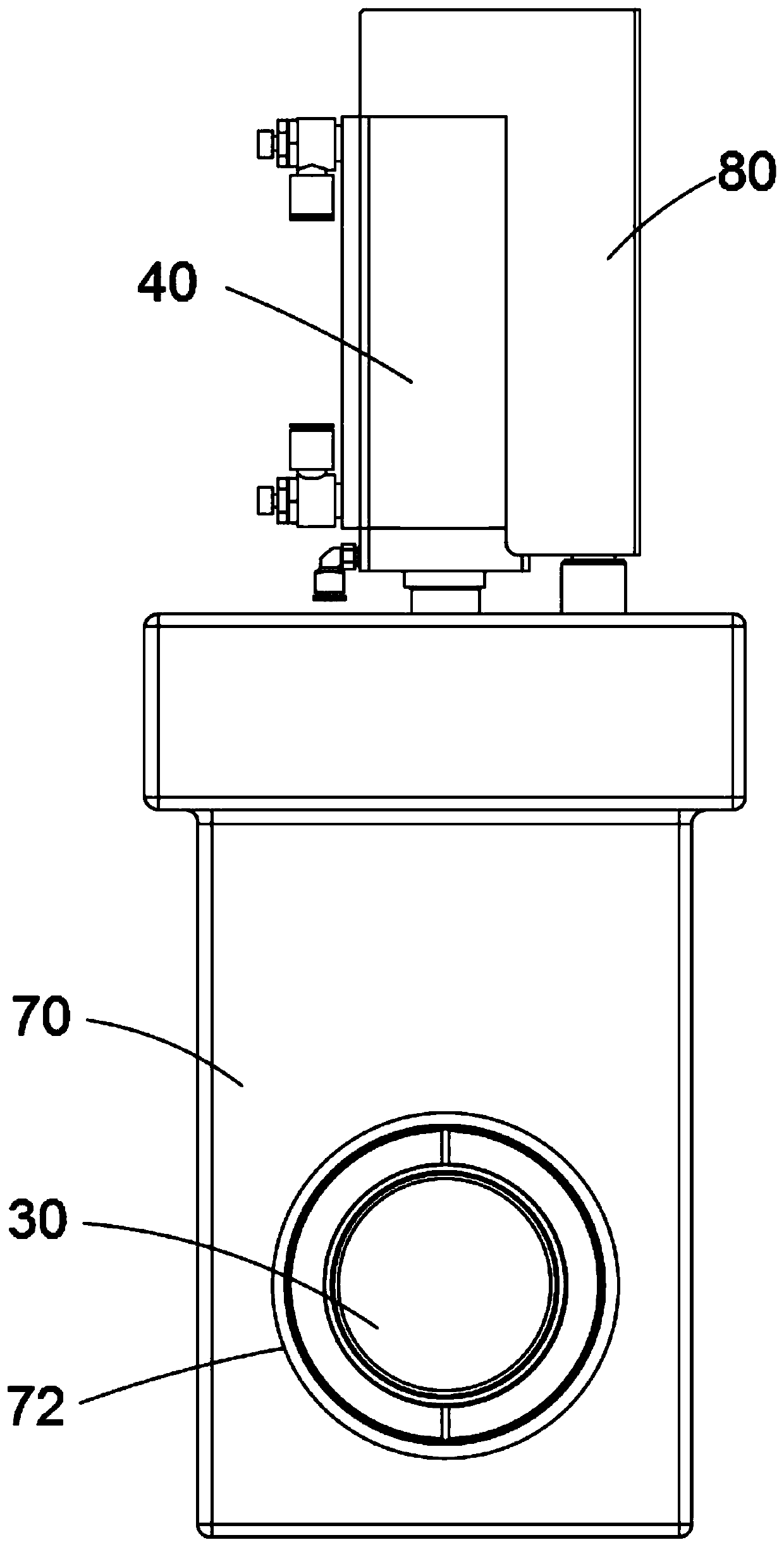 Heating gate valve