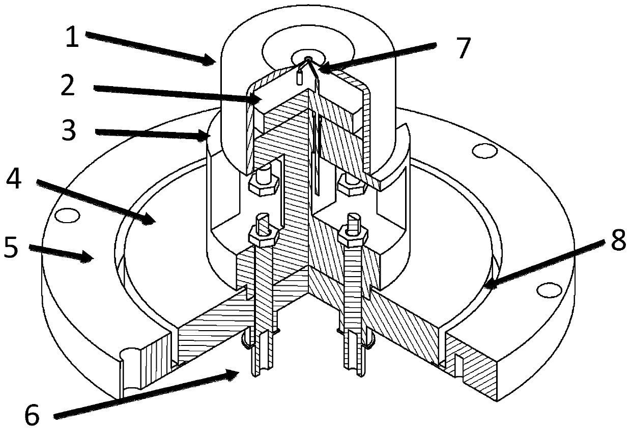 X-ray tube cathode structure