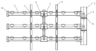 Novel greening and three-dimensional agricultural planting structure