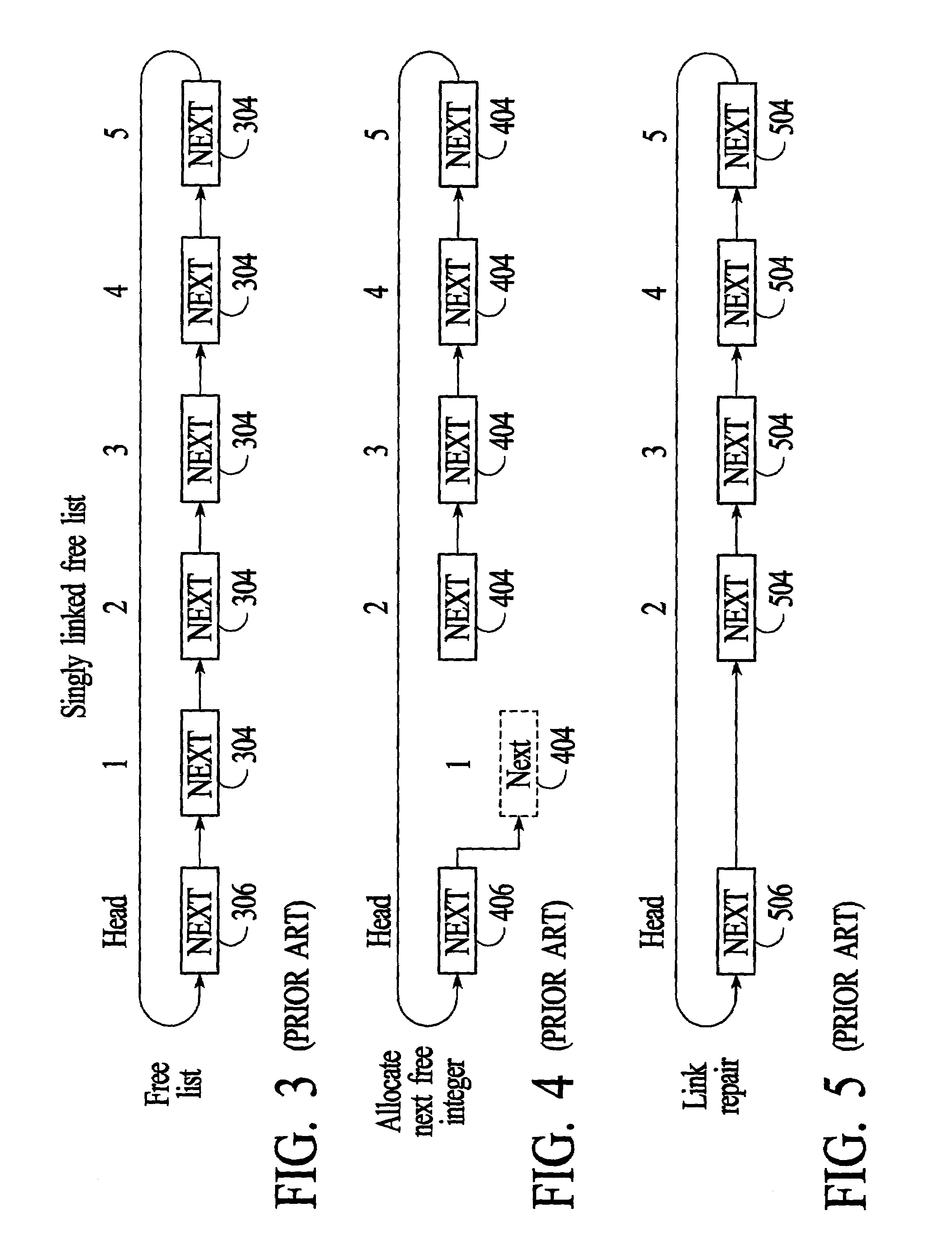 Method, system, and computer program product for managing a re-usable resource with linked list groups