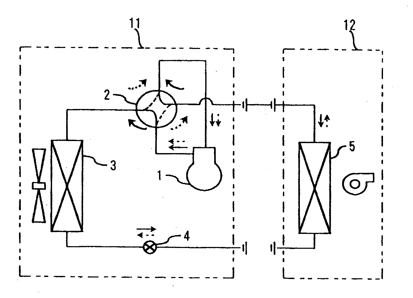 Heat exchanger for air and freezer device