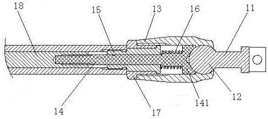 A robotic arm of a laparoscopic operating handpiece and its operating method