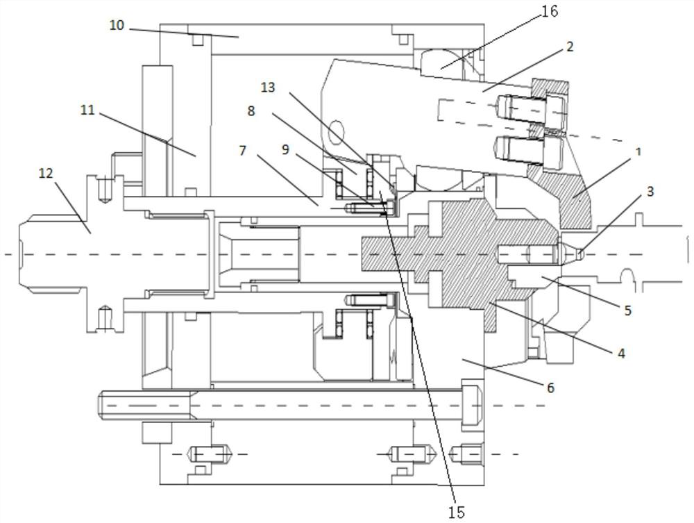 A production jig for an automobile engine balance shaft