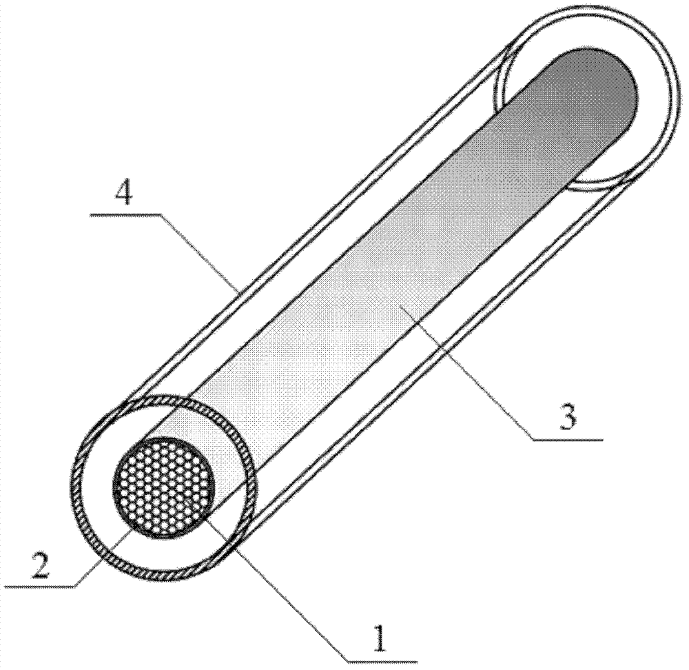 A metal foam carrier catalytic bed solar energy absorption reaction device